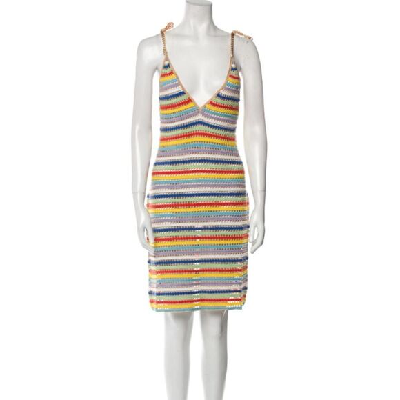 MYBEACHYSIDE Striped Mini Dress - Size S - NWT - Picture 1 of 4